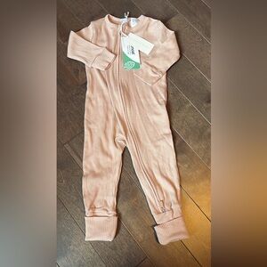 Jamie Kay Blush Ribbed Kids Footie